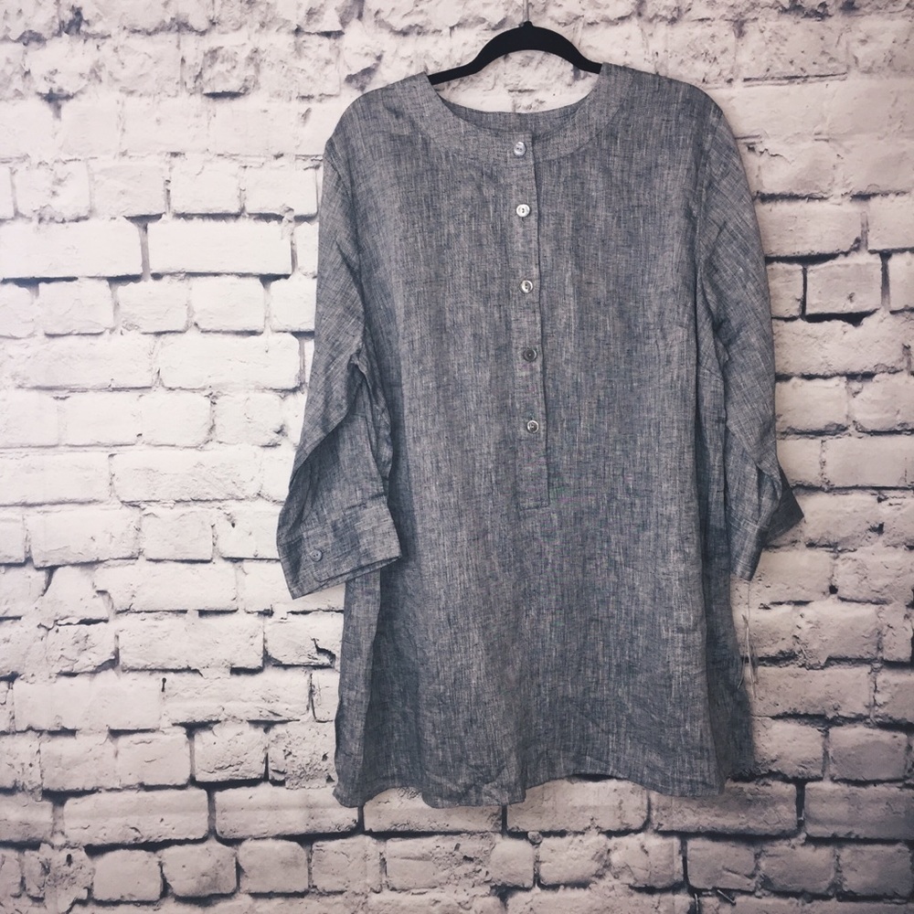 NWT Jones New York 100% Linen Tunic